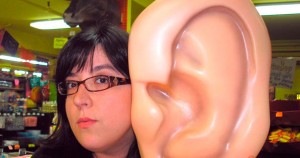 Giant-Ear Girl has one giant ear.