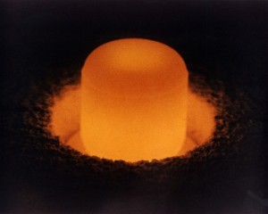 It's a glowing rod of plutonium.